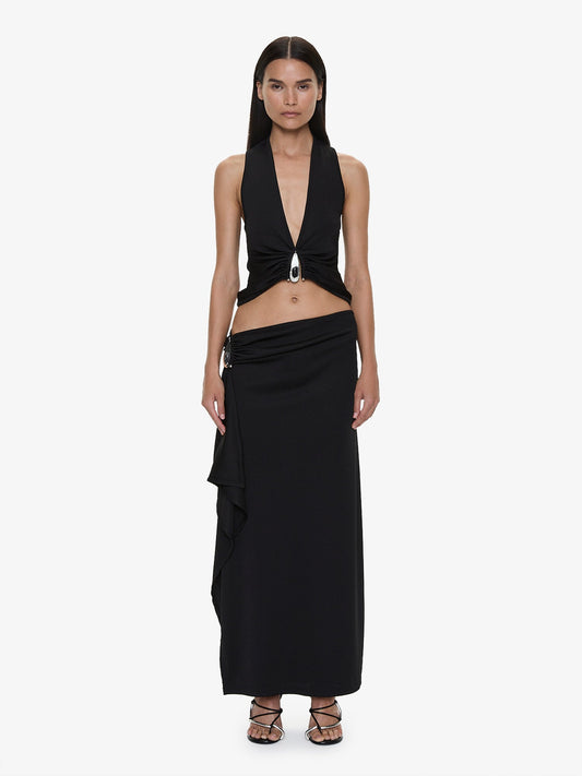 CHRISTOPHER ESBER Crystal Pendant Tank (Black)