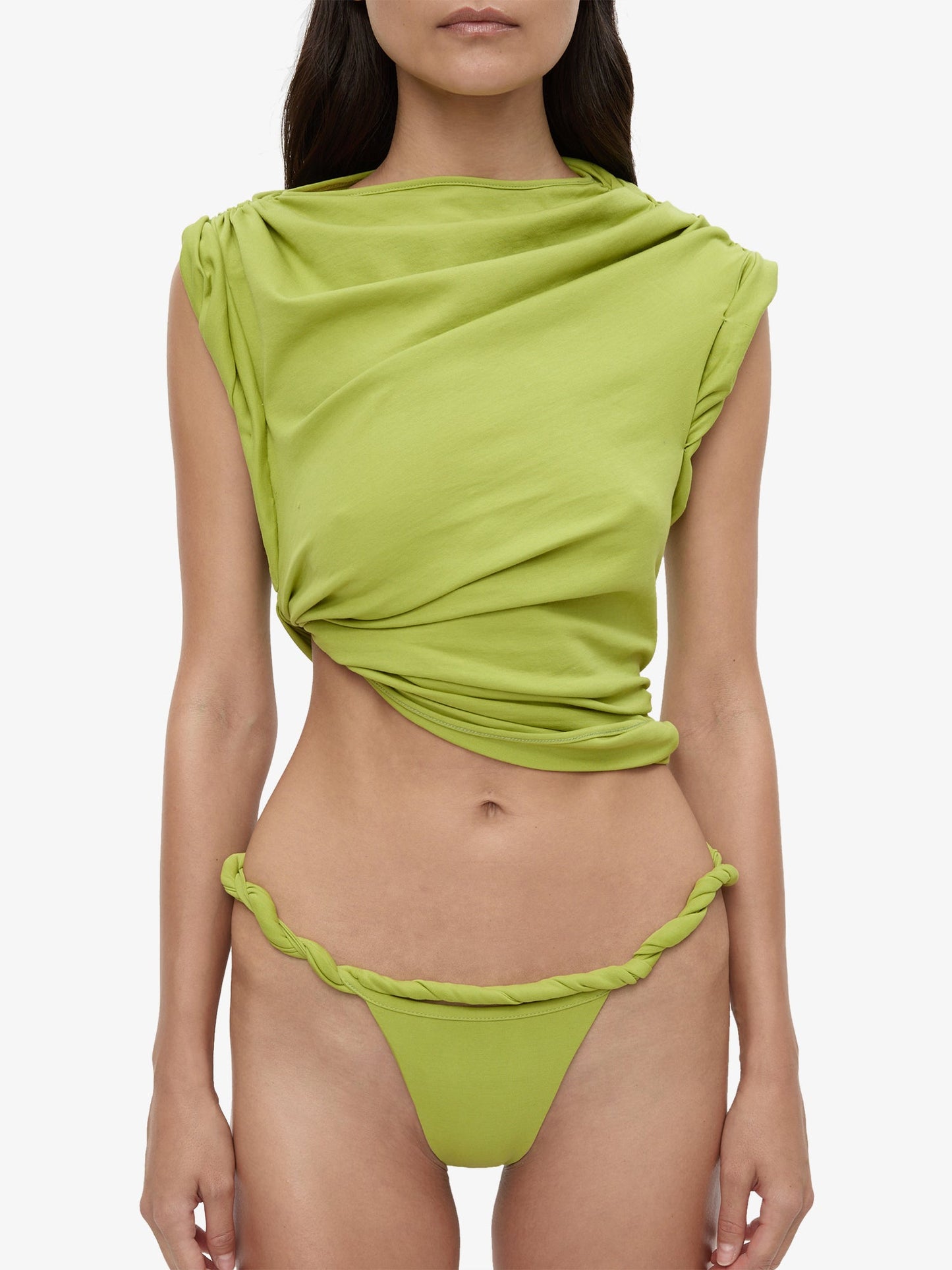 CHRISTOPHER ESBER Rolled Up Tee (Green)