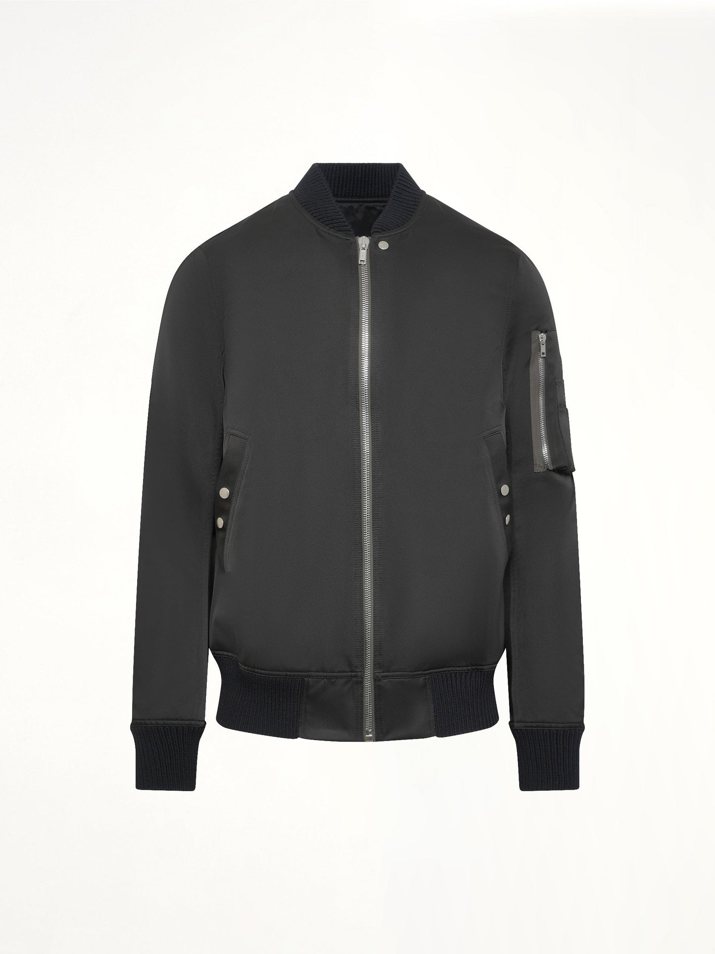 RICK OWENS Classic Flight Jacket (Black)