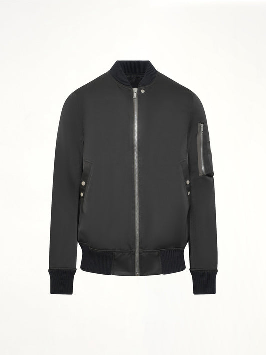 RICK OWENS Classic Flight Jacket (Black)
