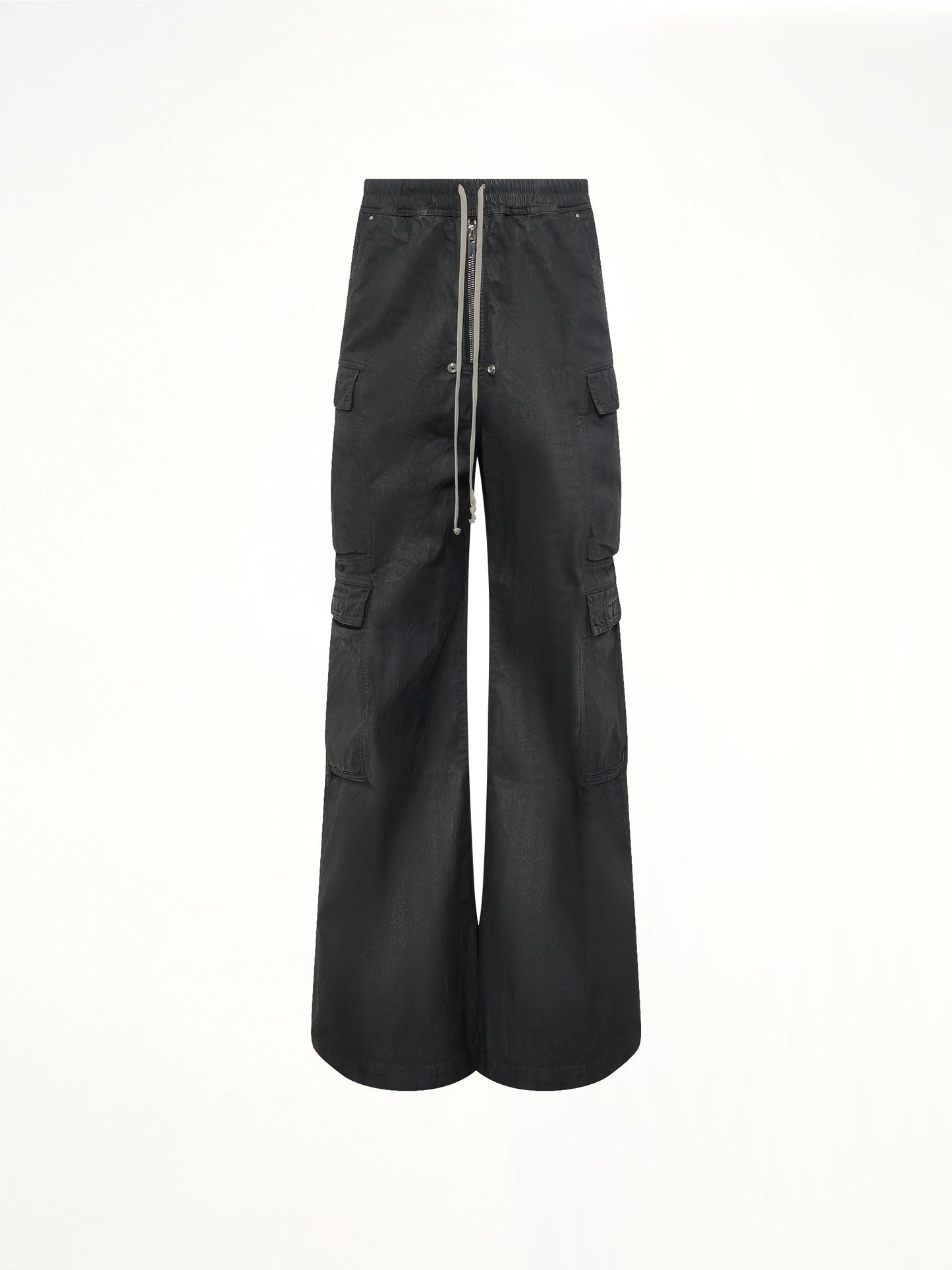 RICK OWENS DRKSHDW Denim Double Cargo Jumbo Belas (Black)