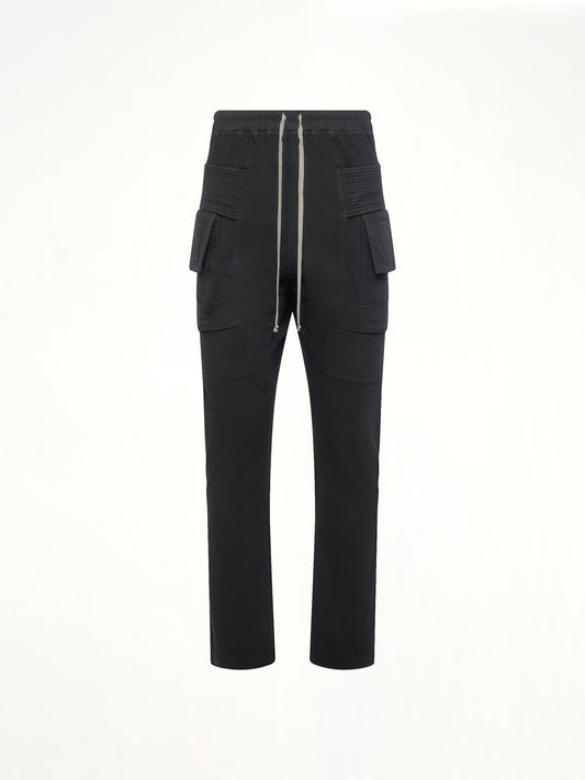 RICK OWENS DRKSHDW Creatch Cargo Drawstring (Black)