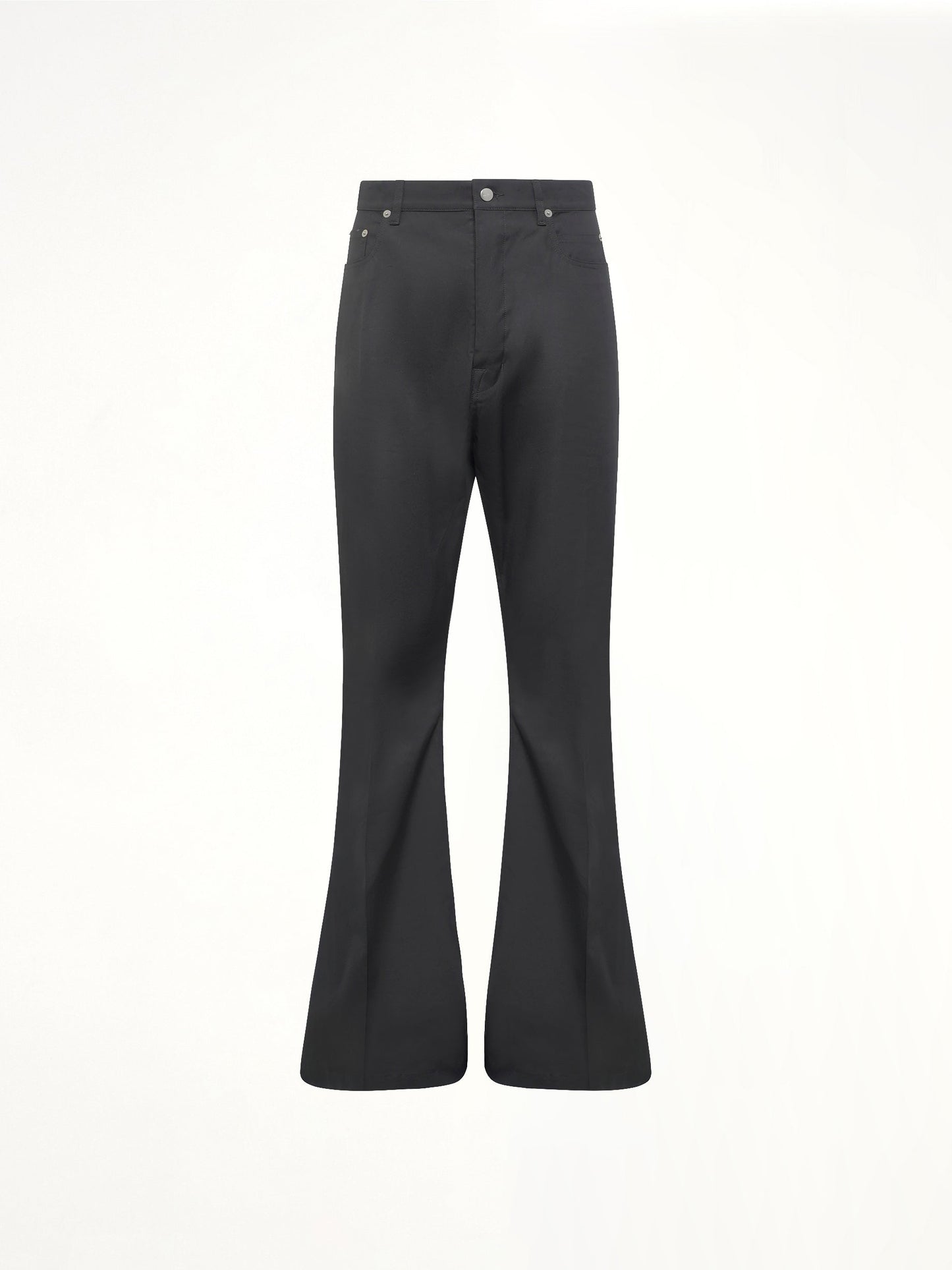 RICK OWENS Cotton Poplin Bolan Bootcut (Black)