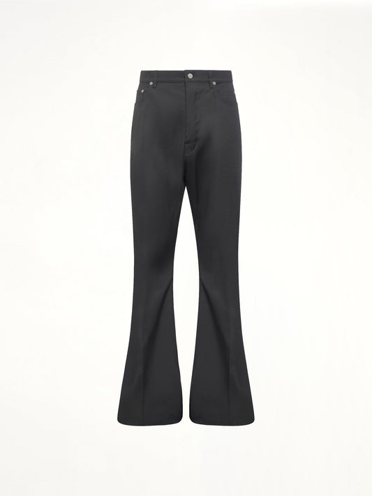 RICK OWENS Cotton Poplin Bolan Bootcut (Black)