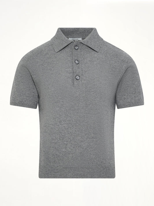 ENTIRE STUDIOS Short Sleeve Knit Polo (Grey)