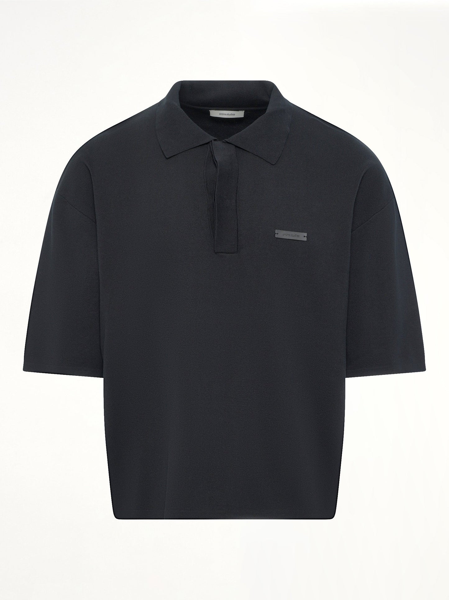 ENTIRE STUDIOS SS Club Polo (Black)