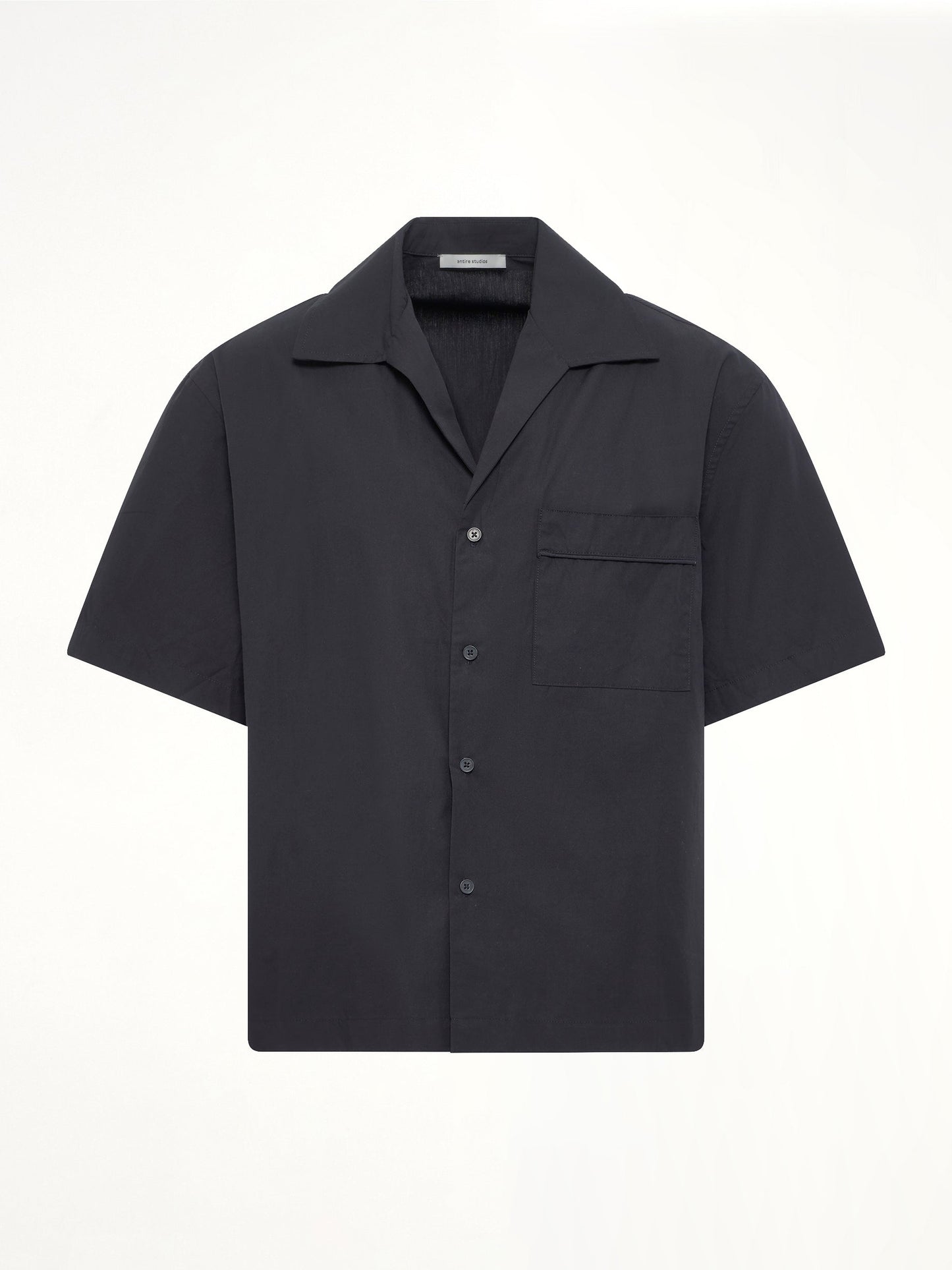 ENTIRE STUDIOS SS Pajyama Shirt (Black)