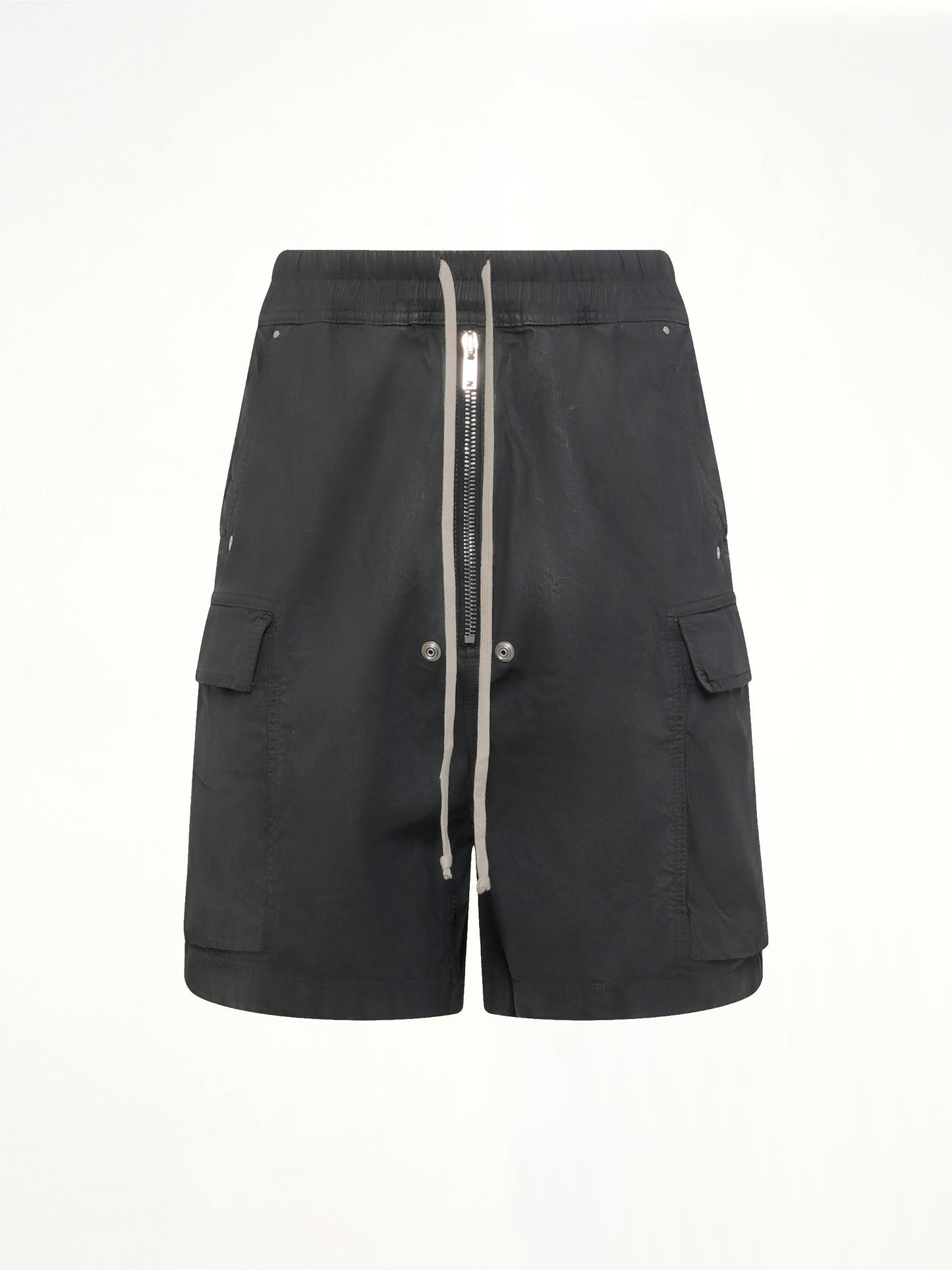 RICK OWENS DRKSHDW Denim Cargobela Shorts (Black)