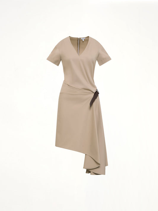 LOEWE Belted Dress (Beige)