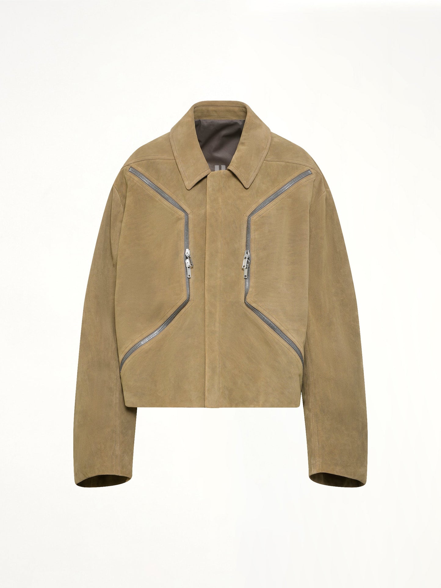 RICK OWENS Heizer Mac Jacket (Brown)