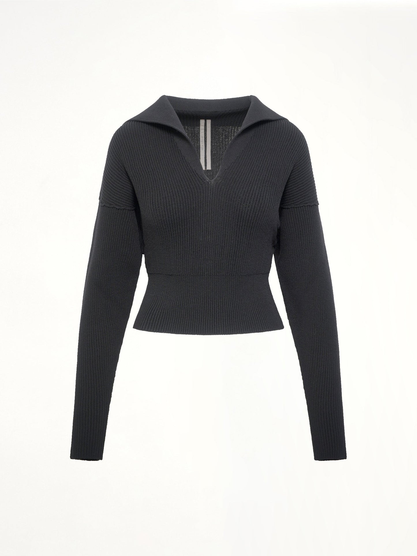 RICK OWENS Dracu Cropped V (Black)