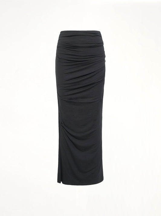 ENTIRE STUDIOS Drape Skirt (Black)