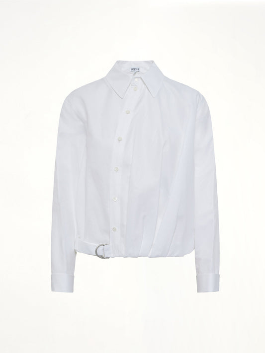 LOEWE Draped Shirt (White)