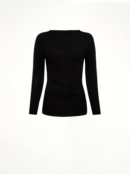 ENTIRE STUDIOS Drape Top (Black)