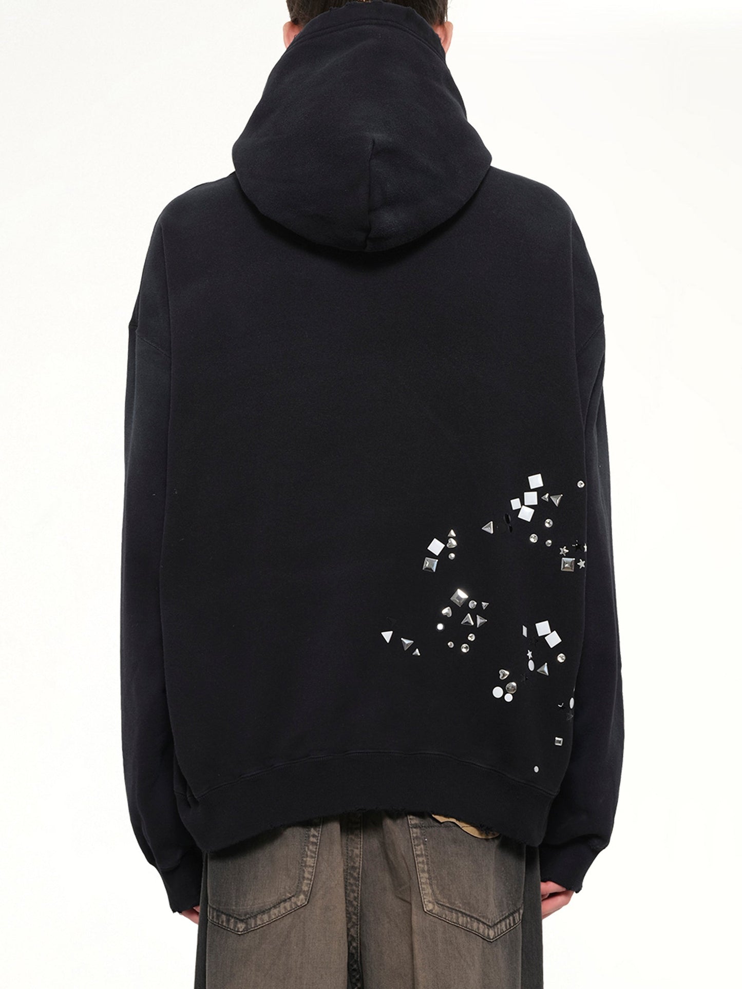 MAISON MIHARA YASUHIRO Embellished Hoodie (Black)