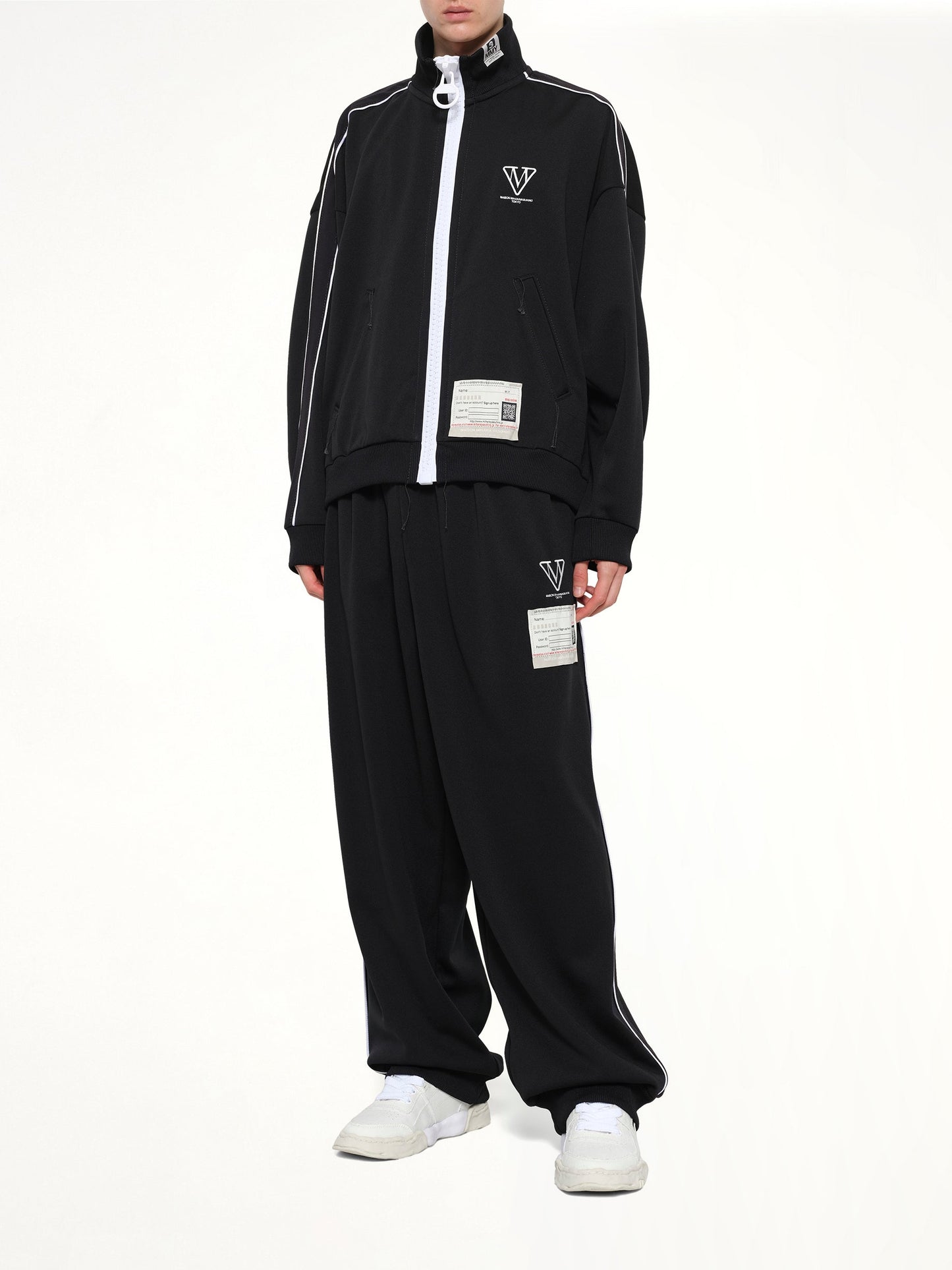 MAISON MIHARA YASUHIRO Amateur Sewn Track Pants (Black)