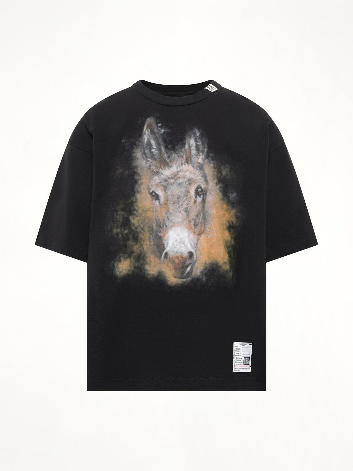 MAISON MIHARA YASUHIRO Horse Printed T-Shirt (Black)