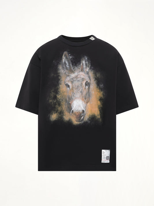 MAISON MIHARA YASUHIRO Horse Printed T-Shirt (Black)