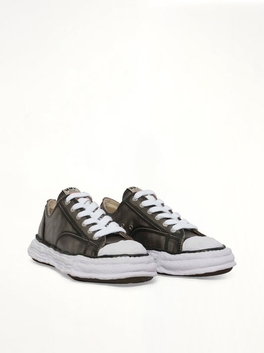 MAISON MIHARA YASUHIRO Peterson 23 OG Vintage Leather Sneaker (Black)