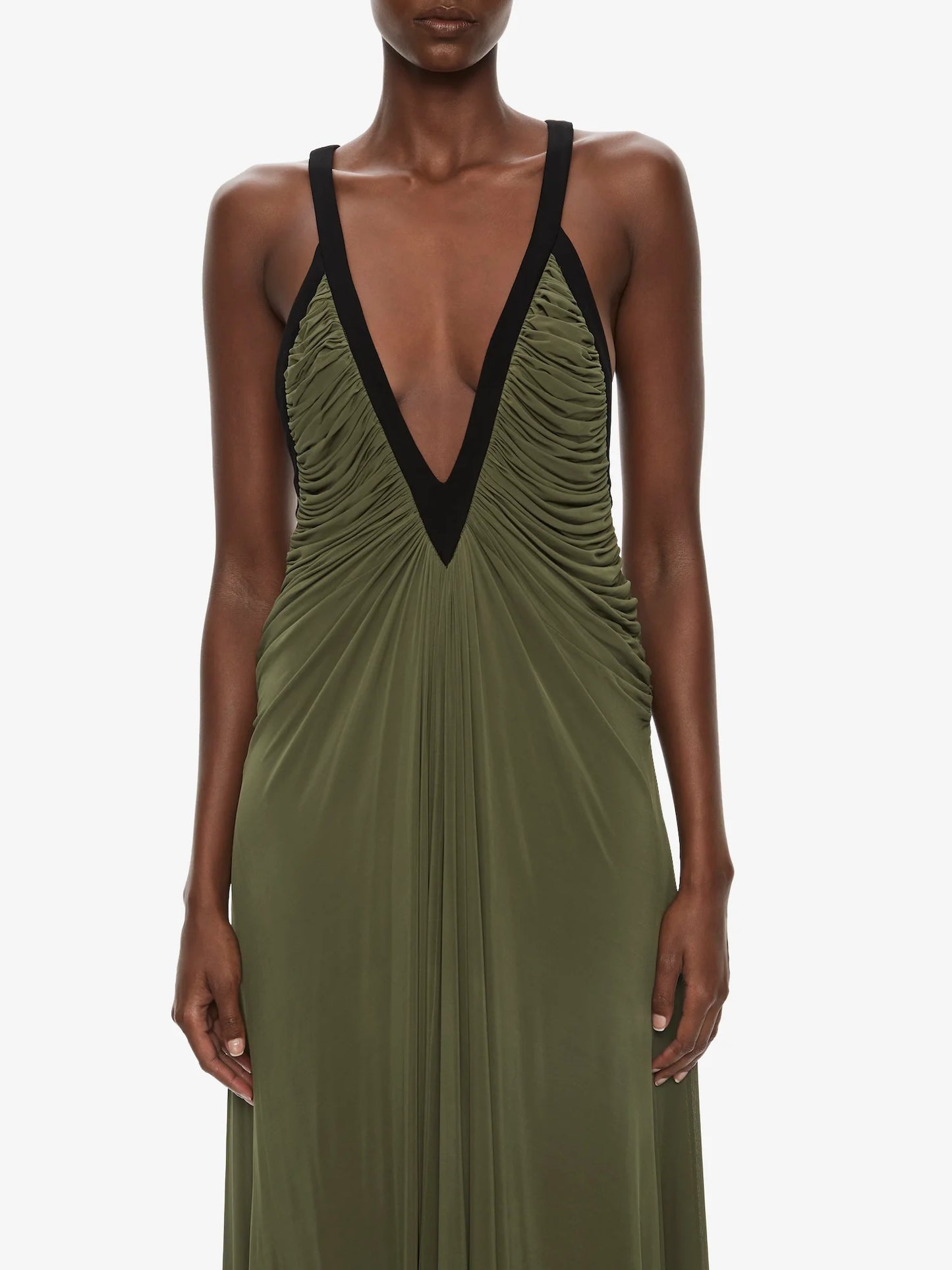 CHRISTOPHER ESBER Suspended Jersey Outline Dress (Black)