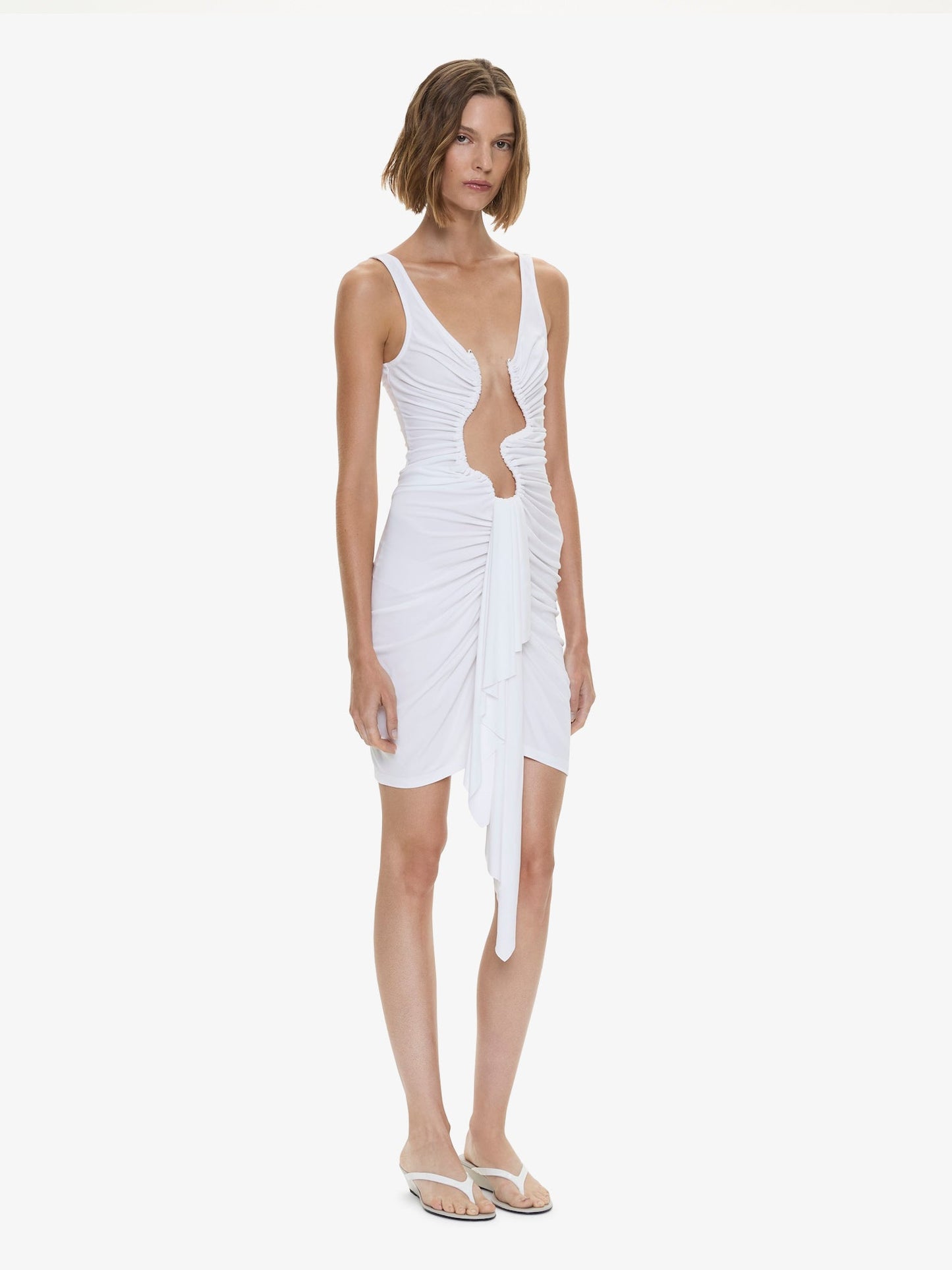 Christopher Esber Salacia Jersey Drape Mini (Dress)