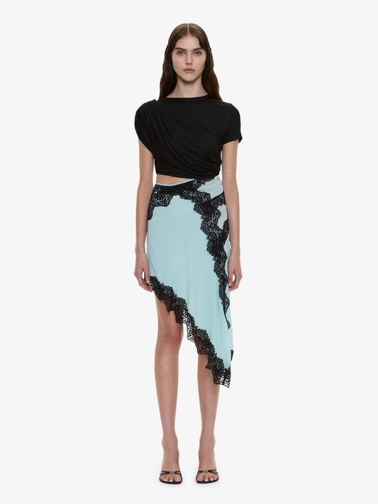 Image of Dresses. Product name - Verve Twisted Tee Mini Dress in Multi colour by brand - CHRISTOPHER ESBER