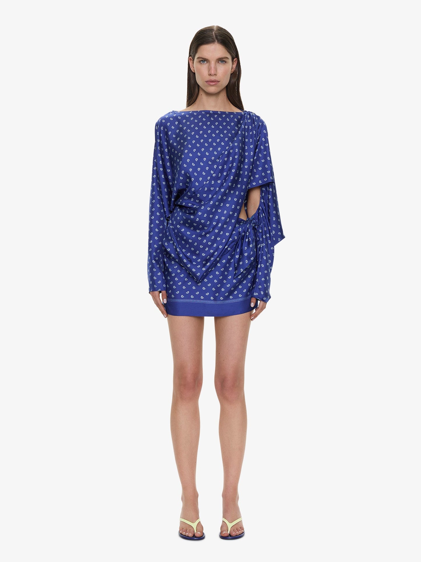 Image of Dresses. Product name - Bandana Pareo Cutaway Dress in Print colour by brand - CHRISTOPHER ESBER