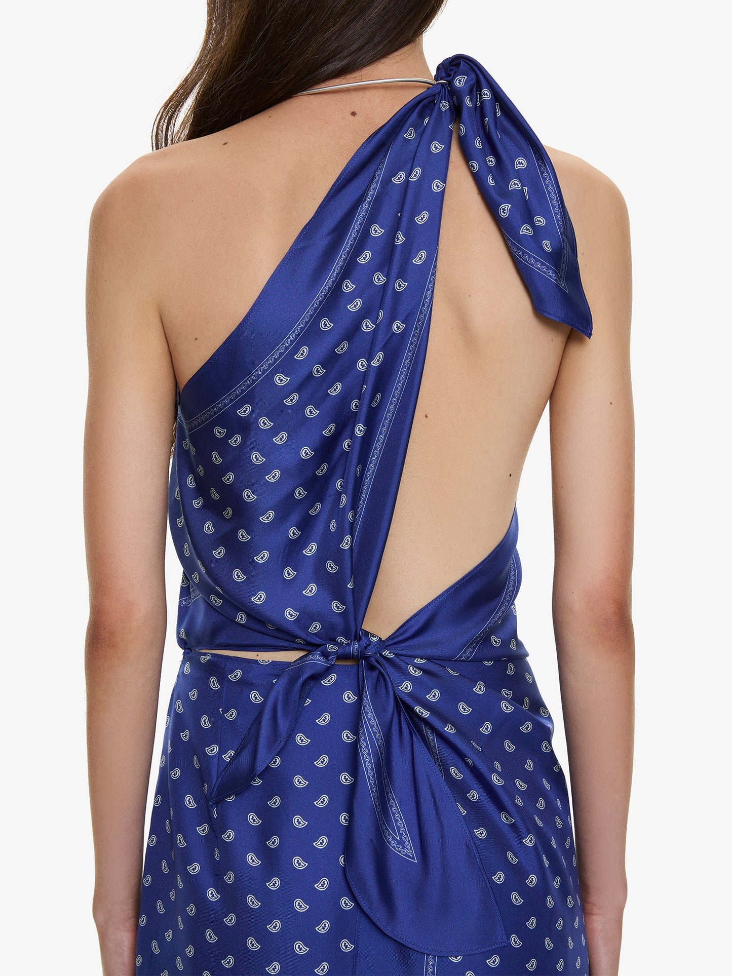 CHRISTOPHER ESBER Bandana Scarf Tie Dress (Print)
