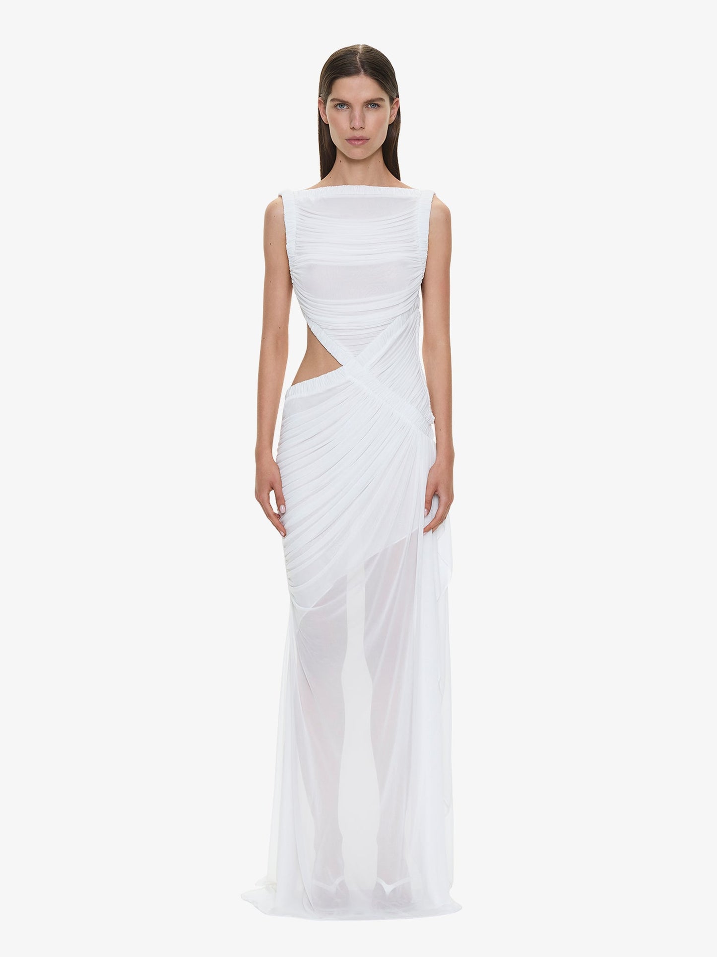 Image of Dresses. Product name - Theia Squared Dress in White colour by brand - CHRISTOPHER ESBER