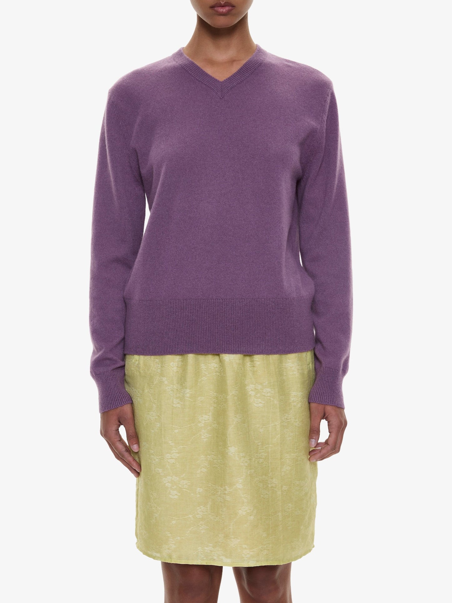 CHRISTOPHER ESBER Light Leak Jacquard Slip Skirt (Chartreuse)