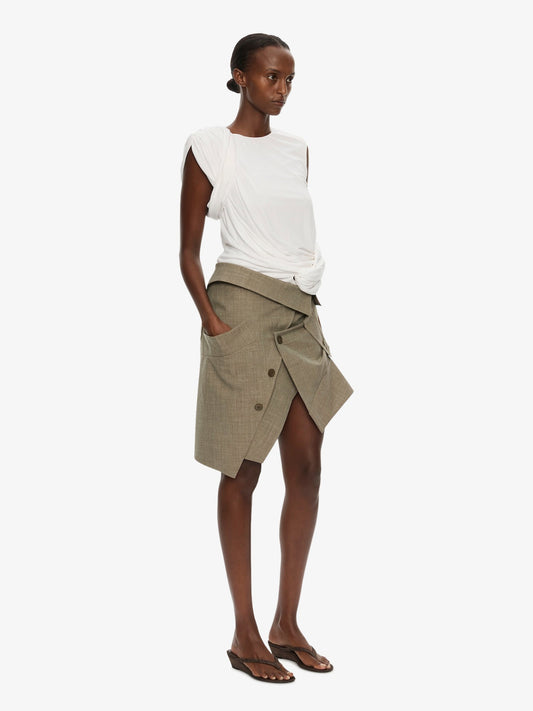 CHRISTOPHER ESBER Banyan Deconstructed Trench Skirt (Marle)