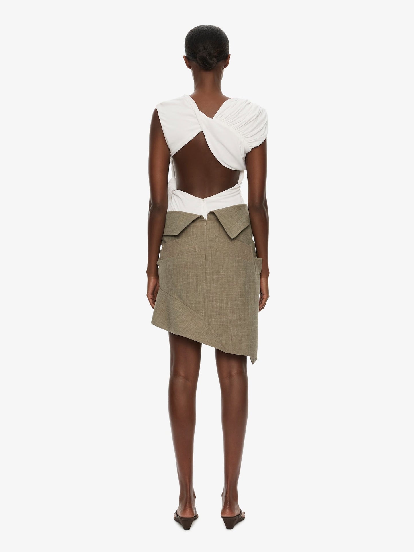 CHRISTOPHER ESBER Banyan Deconstructed Trench Skirt (Marle)