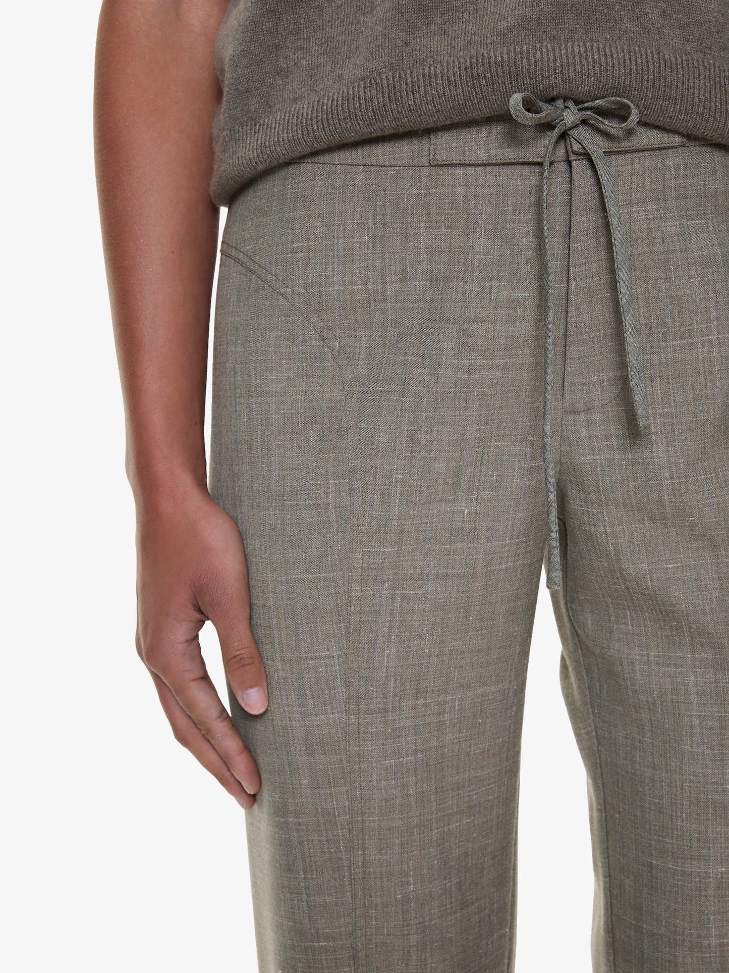 CHRISTOPHER ESBER Banyan Panelled Tie Trouser (Marle)