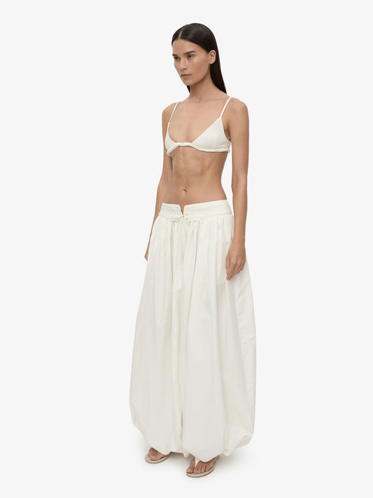 CHRISTOPHER ESBER Rolled Up Bralette (White)