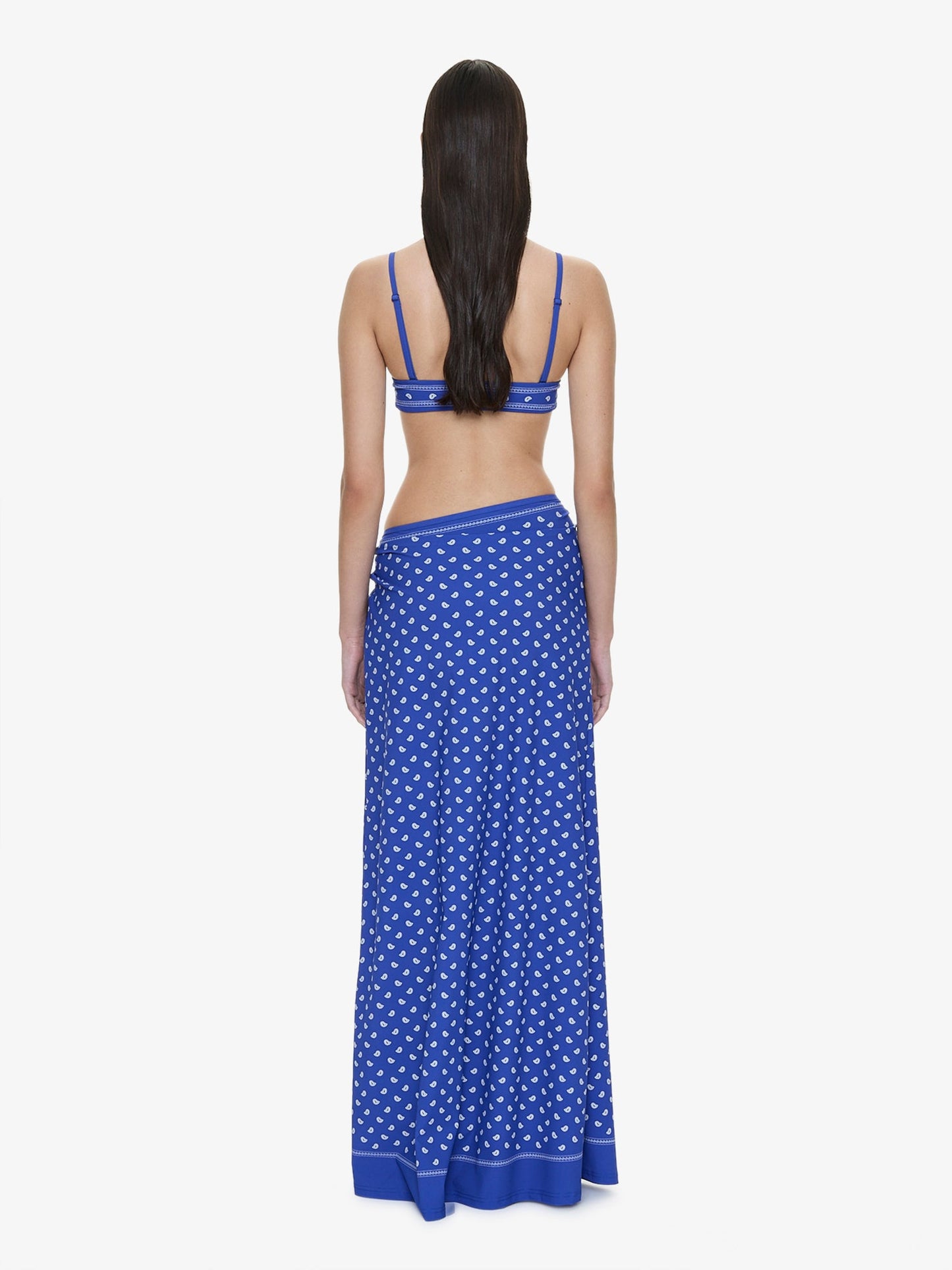 CHRISTOPHER ESBER Bandana Ruched Orbit Skirt (Print)