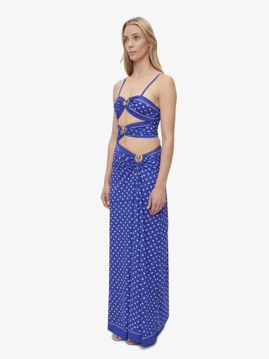 Christopher Esber Bandana Ruched Orbit Split (Dress)