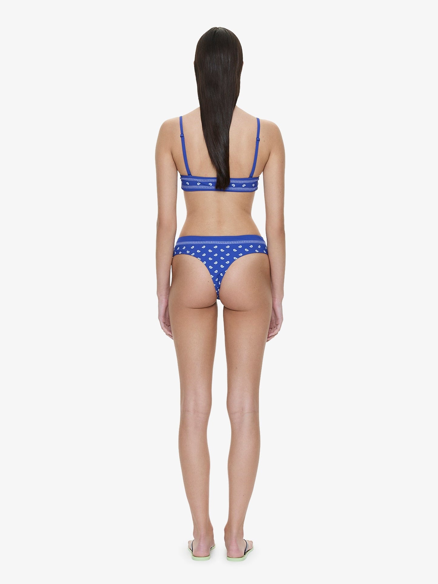 CHRISTOPHER ESBER Bandana Ruched Orbit Brief (Print)
