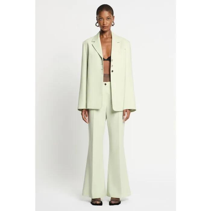 Image of a model wearing Pants. Productname: Aquarelle Pant in Mint colour by brand - sass and bide