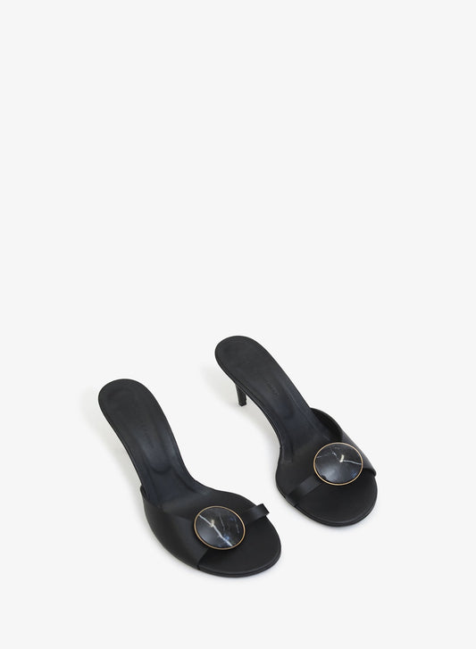 CHRISTOPHER ESBER Aura Quartz Mule (Black)