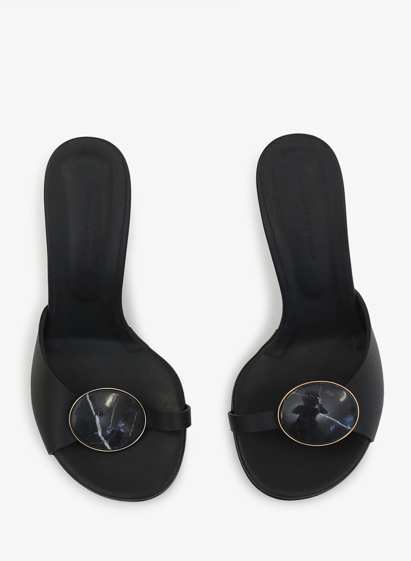 CHRISTOPHER ESBER Aura Quartz Mule (Black)