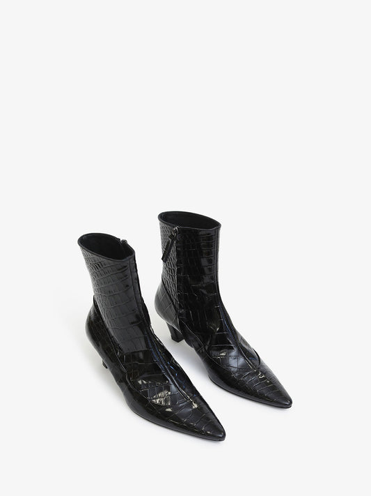 CHRISTOPHER ESBER Corte Embossed Ankle Boot (Black)