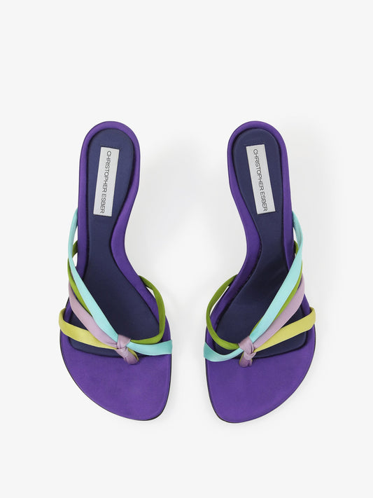 CHRISTOPHER ESBER Mica Satin Heel (Multi)