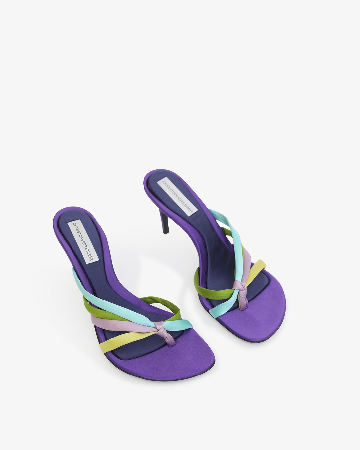 CHRISTOPHER ESBER Mica Satin Heel (Multi)