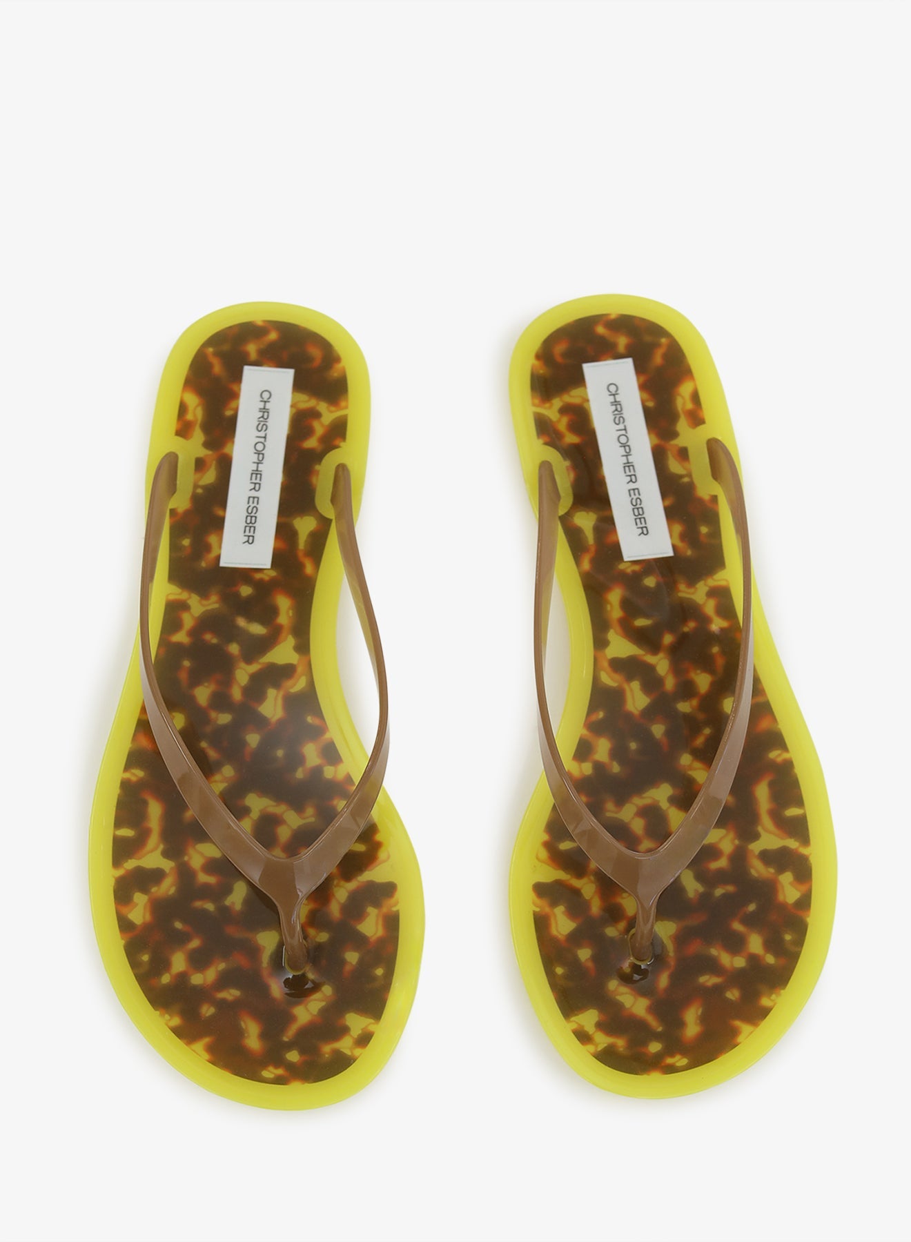 CHRISTOPHER ESBER Jo Flip Flop (Tortoise)