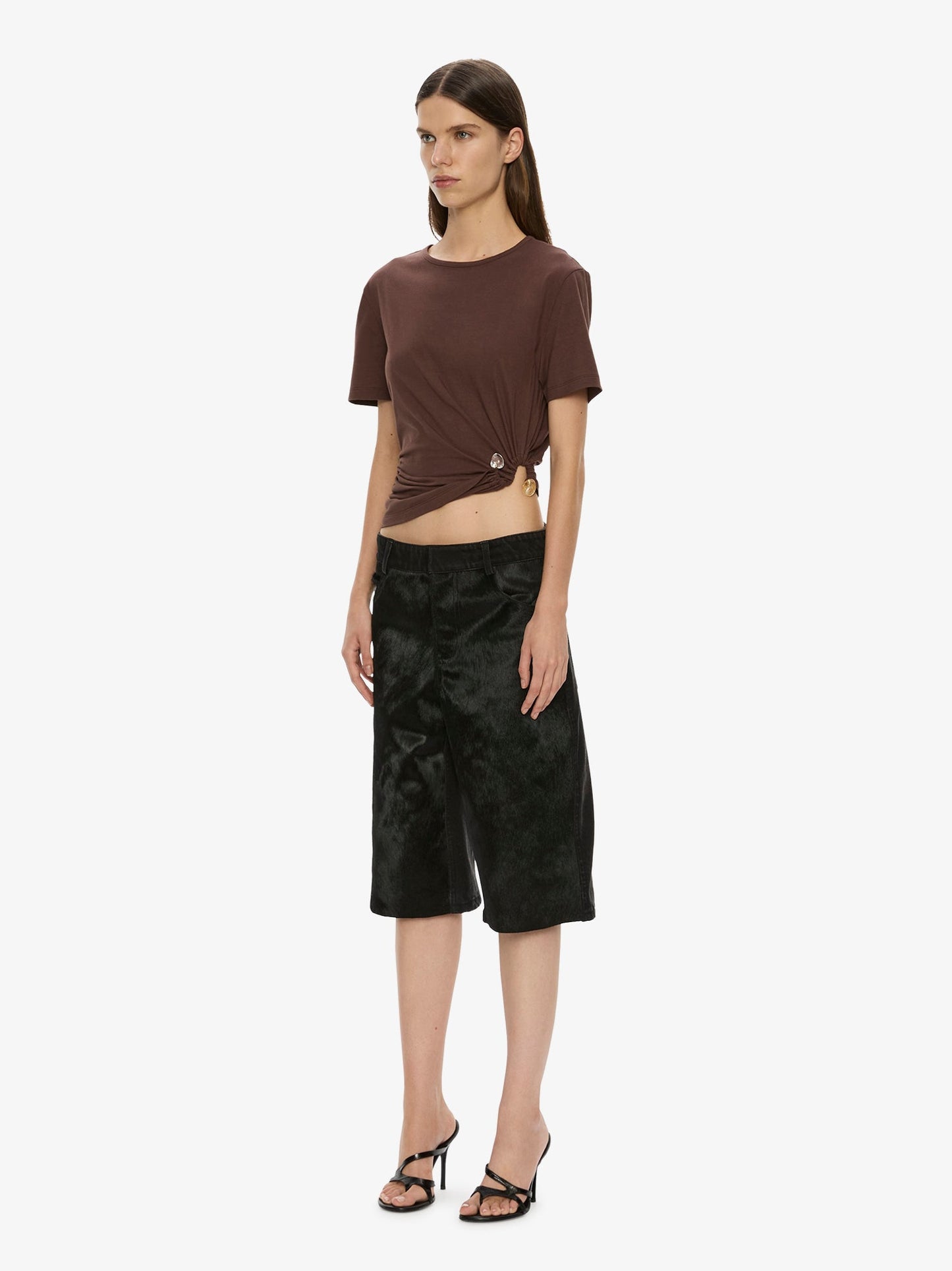 CHRISTOPHER ESBER Bree Quartz Tee (Puce)