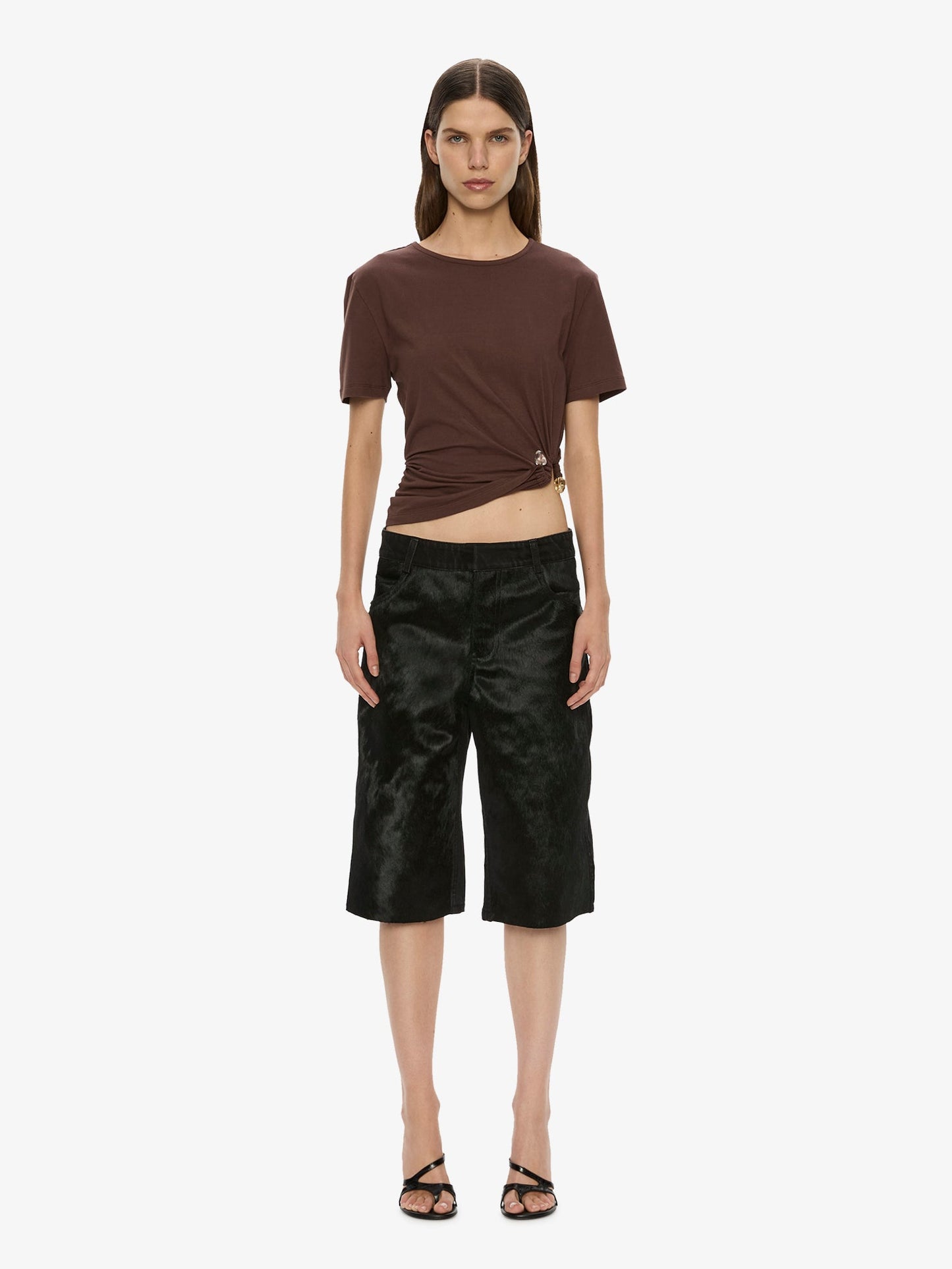 CHRISTOPHER ESBER Bree Quartz Tee (Puce)