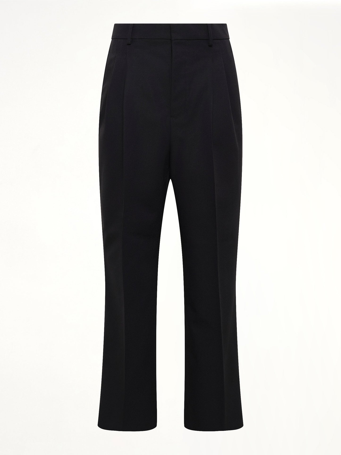 AMI PARIS Low Waist Wide Trouser (Black)