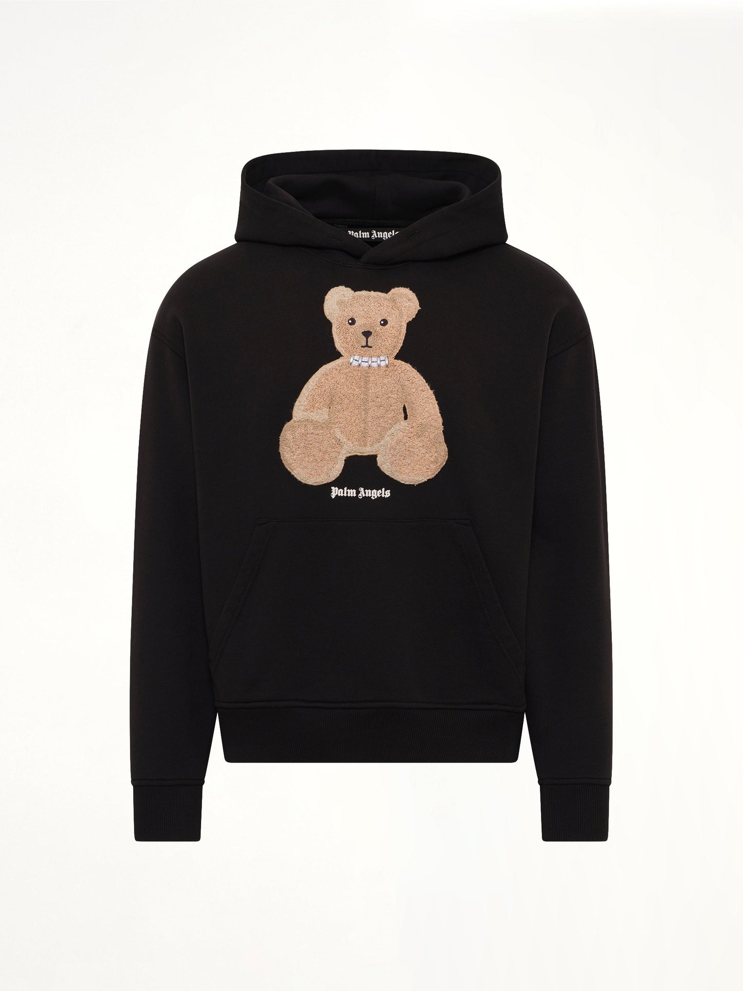 PALM ANGELS Bear Regular Hoodie (Black)