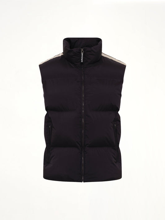 PALM ANGELS Classic Logo Track Down Vest (Black)