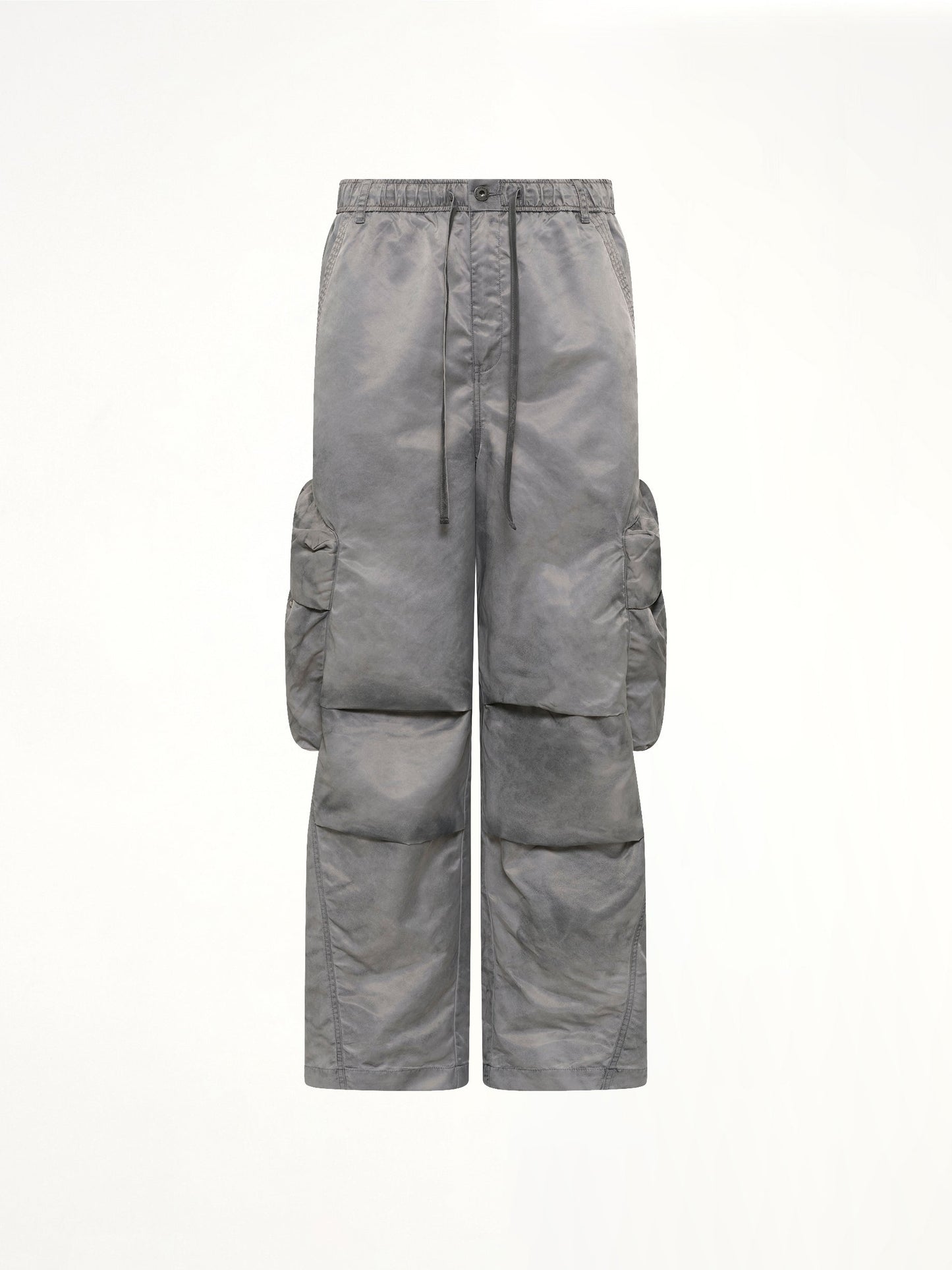 FENG CHEN WANG Sandwashed Nylon Cargos (Grey)